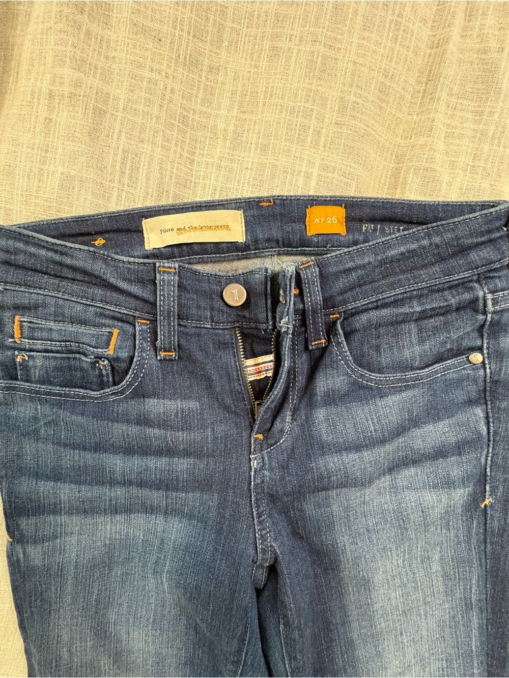 Anthropologie Pilcro and the Letterpress Fit Stet Slim Bootcut Jeans Sz 26 - Picture 4 of 5